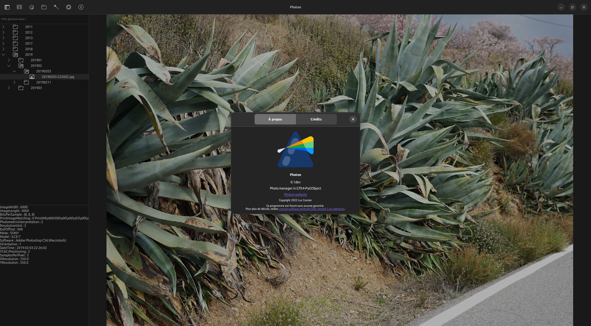 Capture d'écran de Photon